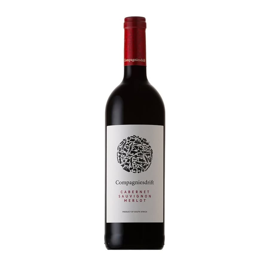 Cabernet Sauvignon Merlot Blend From Compagniesdrift, Stellenbosch Wine Region.