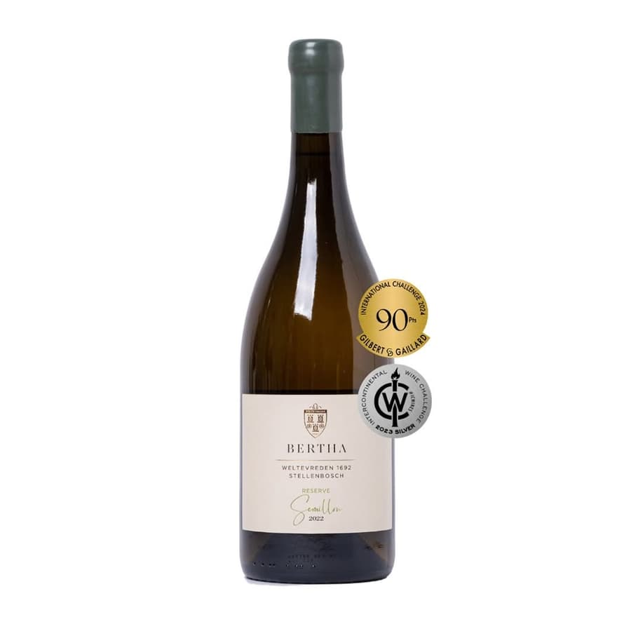 Bertha Semillon 2023 White Wine Bottle From Stellenbosch With Creamy Texture And Rich Finish