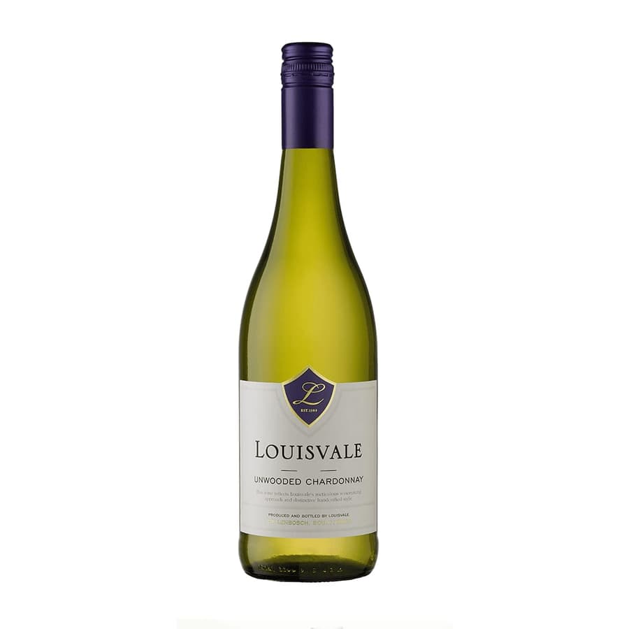 Louisvale Unwooded Chardonnay From Stellenbosch, Showcasing Vibrant Flavors And Crisp Acidity.