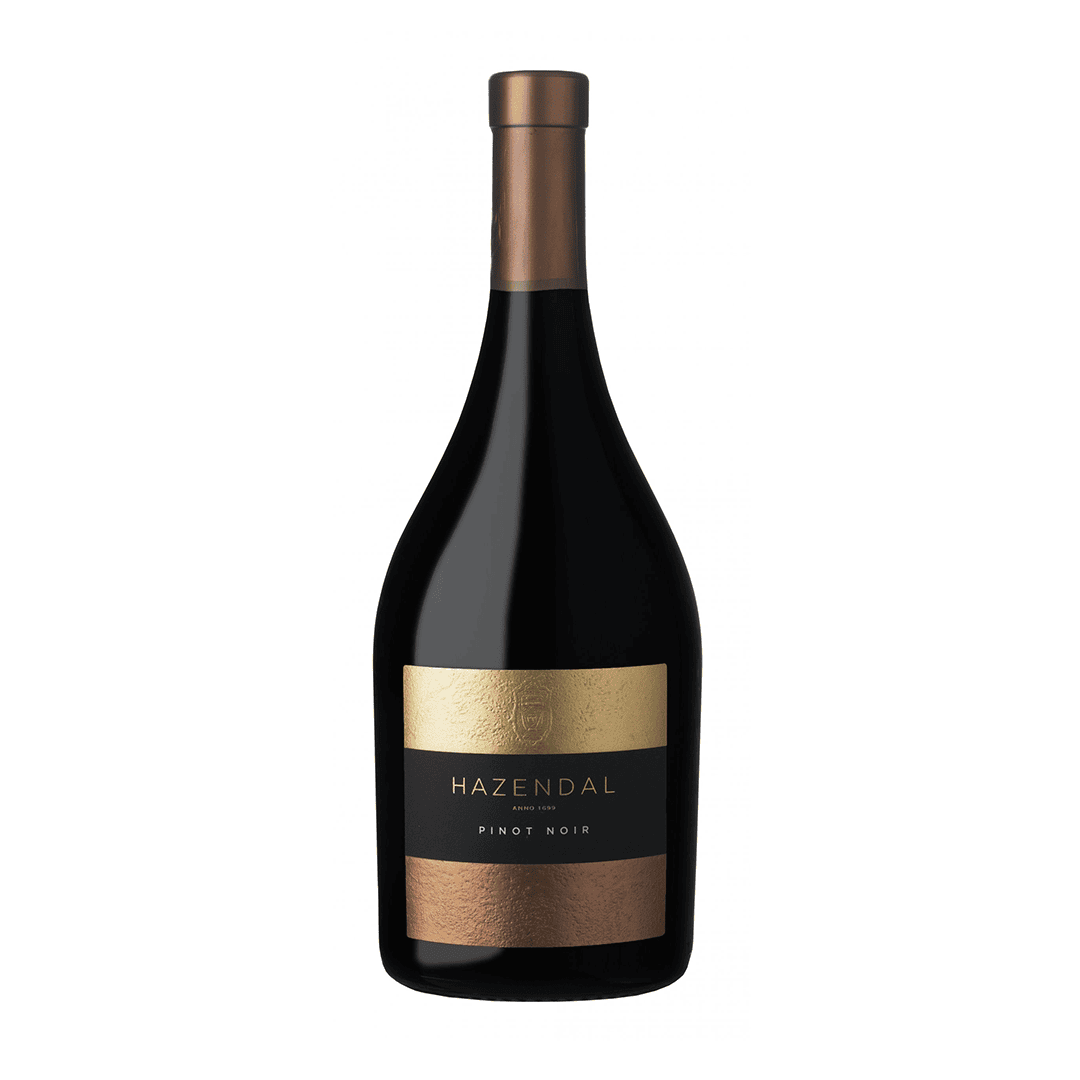 Hazendal Pinot Noir Bottle Showcasing Premium Stellenbosch Wine.