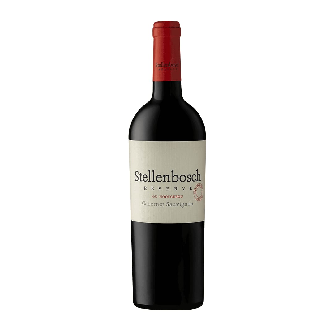 Stellenbosch Reserve Cabernet Sauvignon Wine Bottle With Elegant Label.