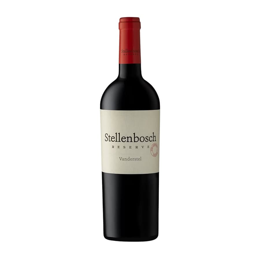 Stellenbosch Reserve Vanderstel Red Wine Bottle From South Africa.