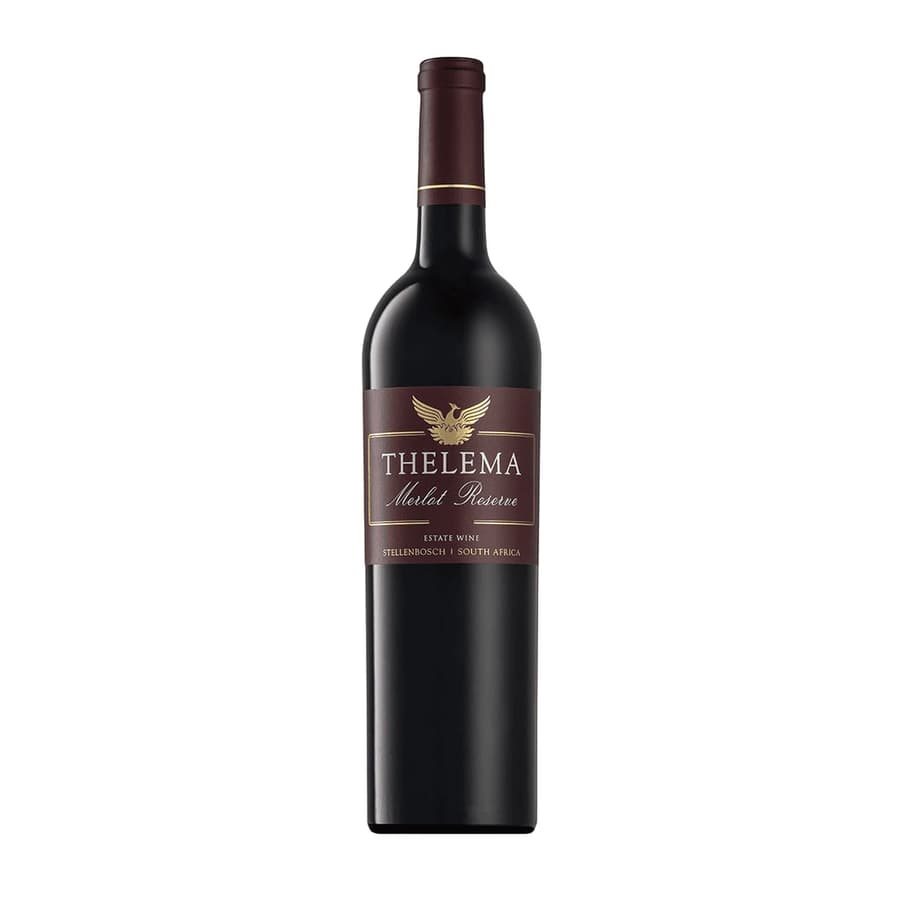 Thelema Merlot Reserve 2022 From Thelema Mountain Vineyards Premium Red Wine Bottle With Refined Oak And Berry Character
