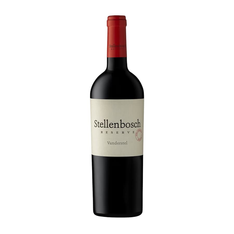 Stellenbosch Reserve Vanderstel Red Wine Bottle From South Africa.