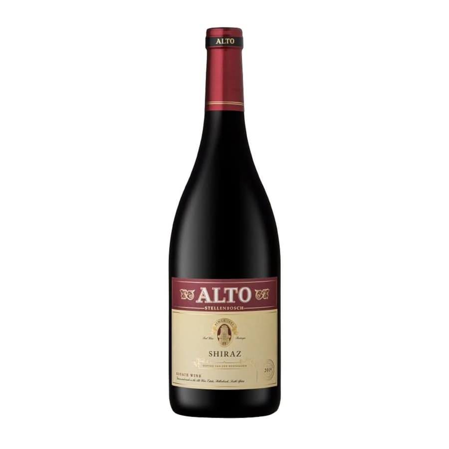 Alto Shiraz 2022 From Stellenbosch, Showcasing Rich Flavors Of South African Wine.
