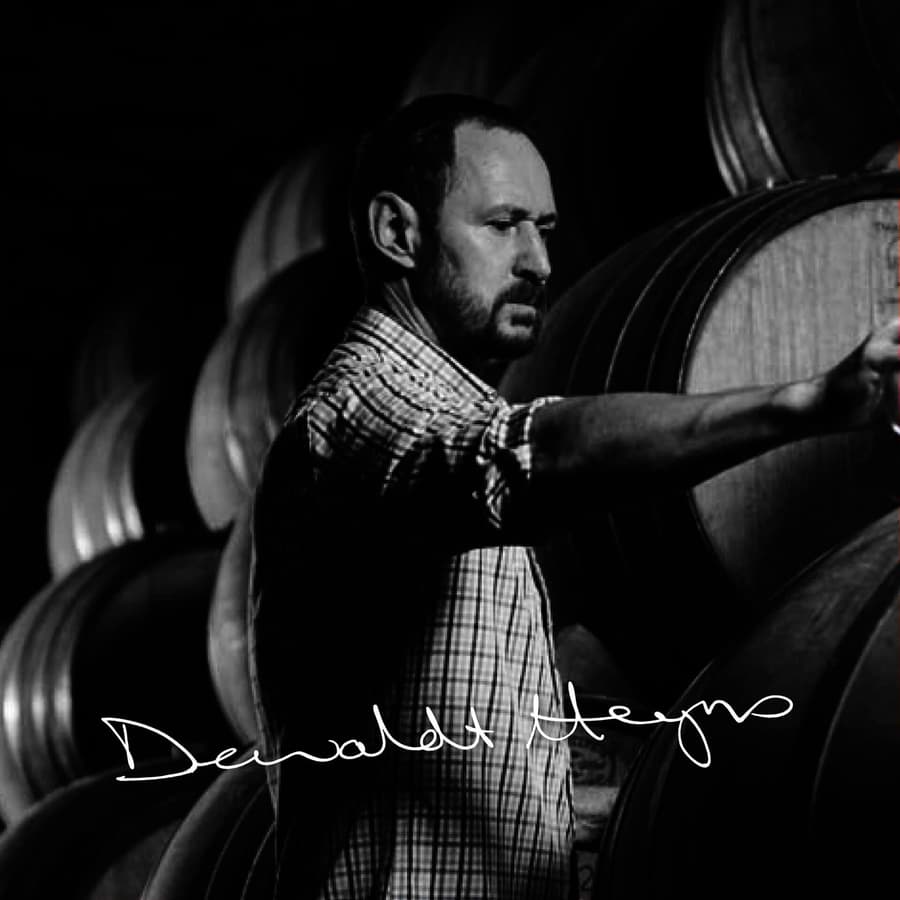 Winemaker Inspecting Barrels In Stellenbosch Winery.