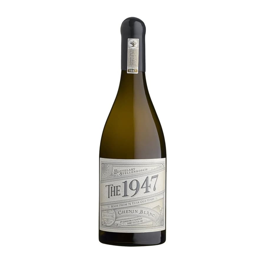 Kaapzicht The 1947 Chenin Blanc 2025 Bottle Showing Old Vine Complexity, Honeyed Peach And Layered Citrus Depth.