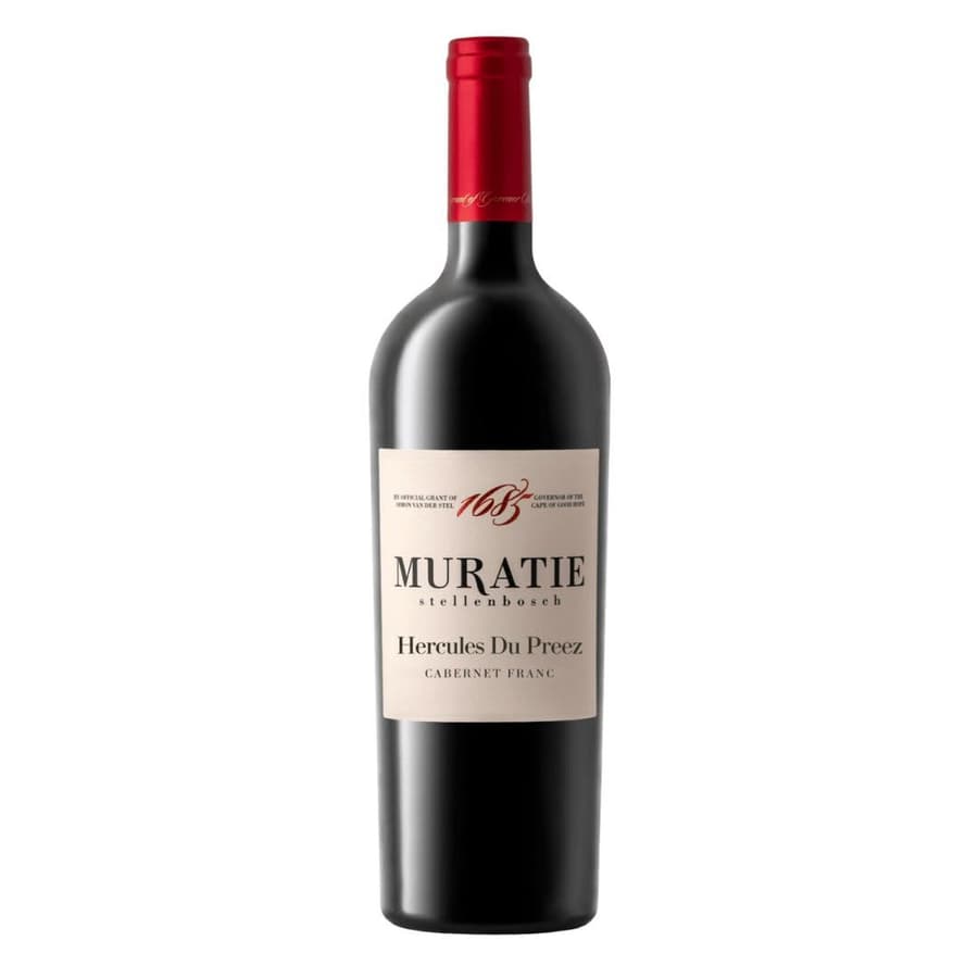 Cabernet Franc From Muratie, Stellenbosch, Showcasing Rich Flavors.