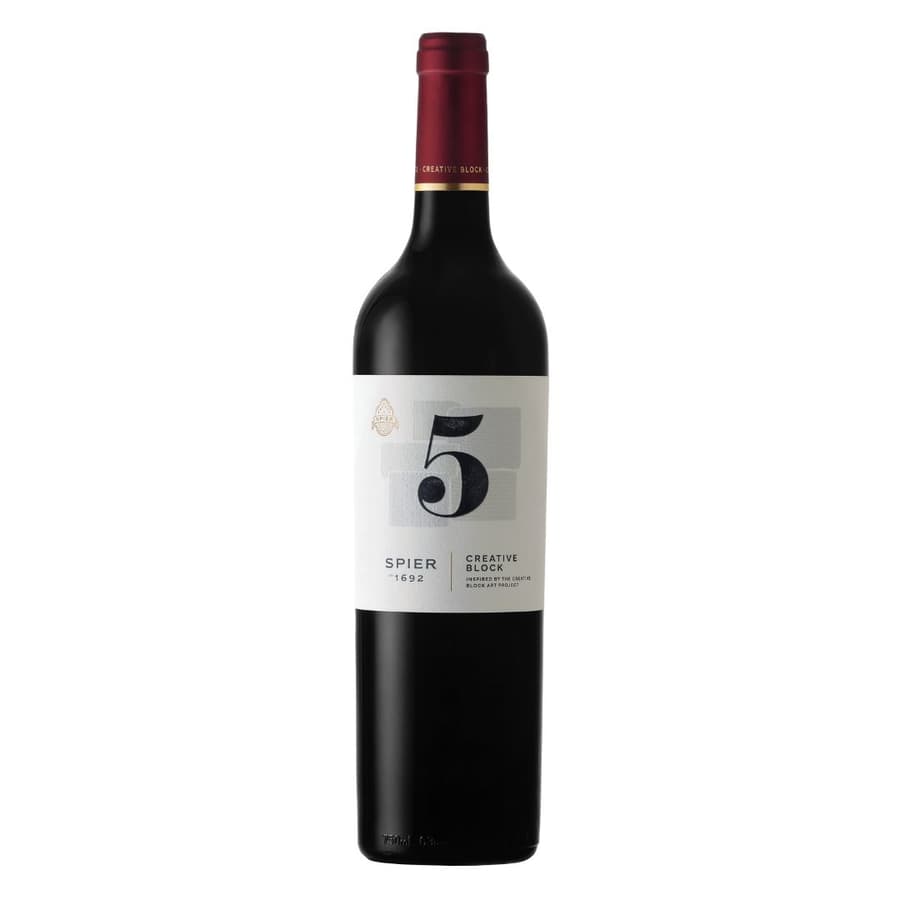 Spier Creative Block 5 Red Wine From Stellenbosch, South Africa.