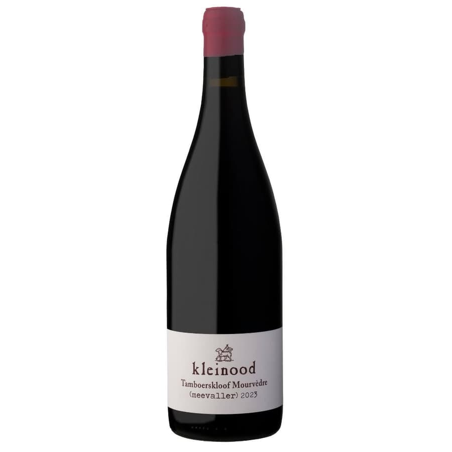 Kleinood Tambourskloof Mourvèdre 2023 Bottle Showcasing South African Wine Elegance.