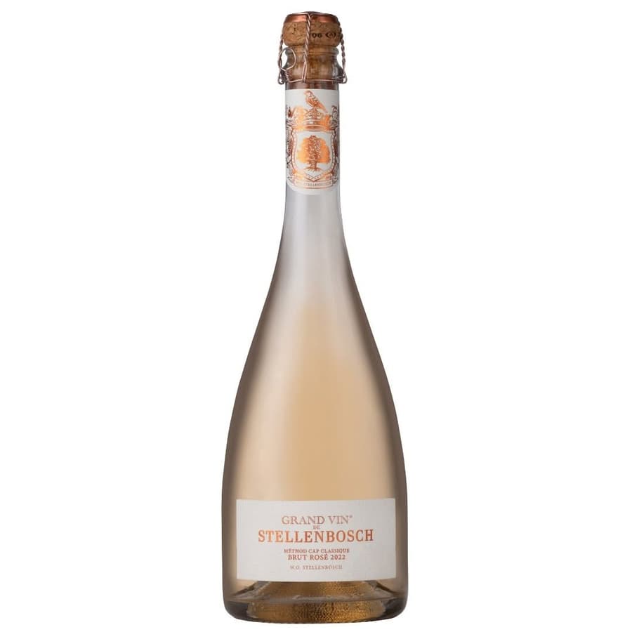 Brut Rosé Sparkling Wine From Stellenbosch, South Africa.