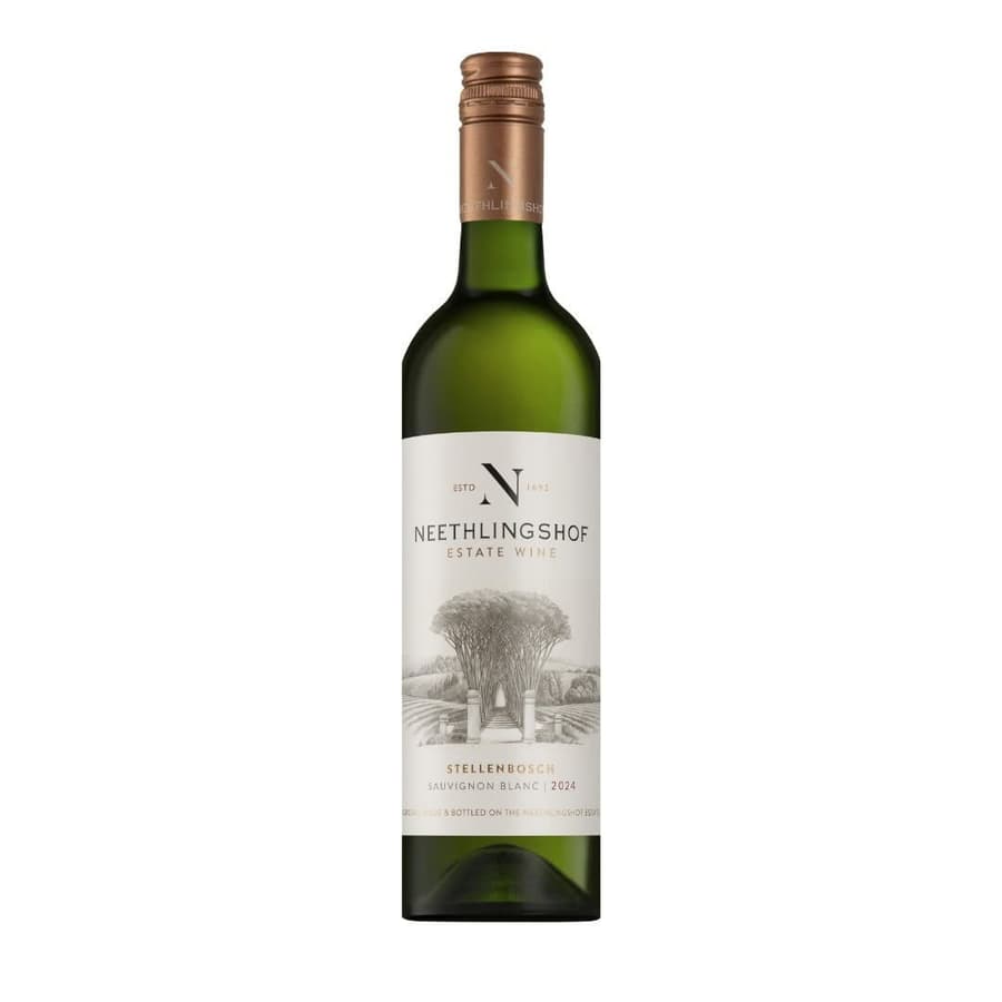 Neethlingshof Sauvignon Blanc 2026 Bottle Showing Cool-Climate Stellenbosch Sauvignon Blanc With Bright Fruit Character