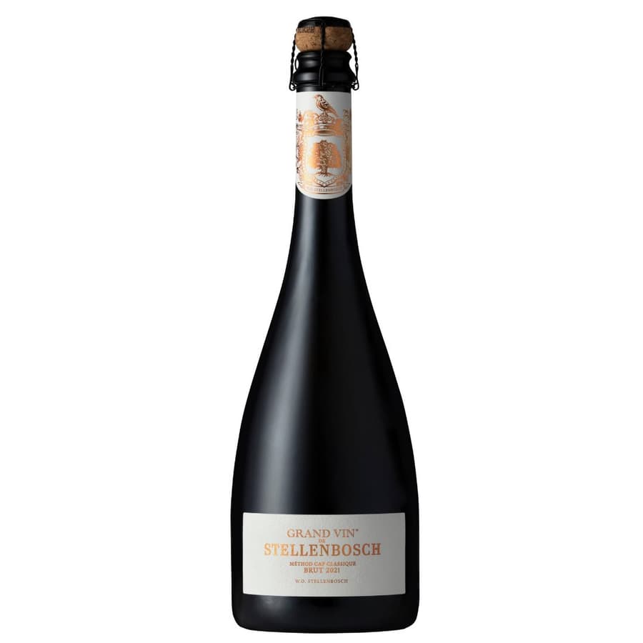 Stellenbosch Grand Vin Méthode Cap Classique Brut 2021 Bottle.