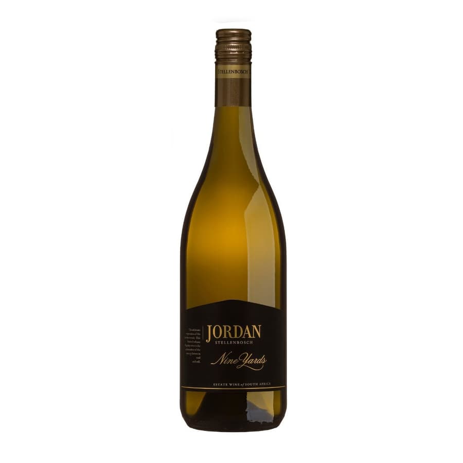 Jordan Nine Yards Chardonnay 2023-2024 In Bottle Form With Citrus Zest, Vanilla Oak And Rich Mouthfilling Texture Balanced By Crisp Acidity.
