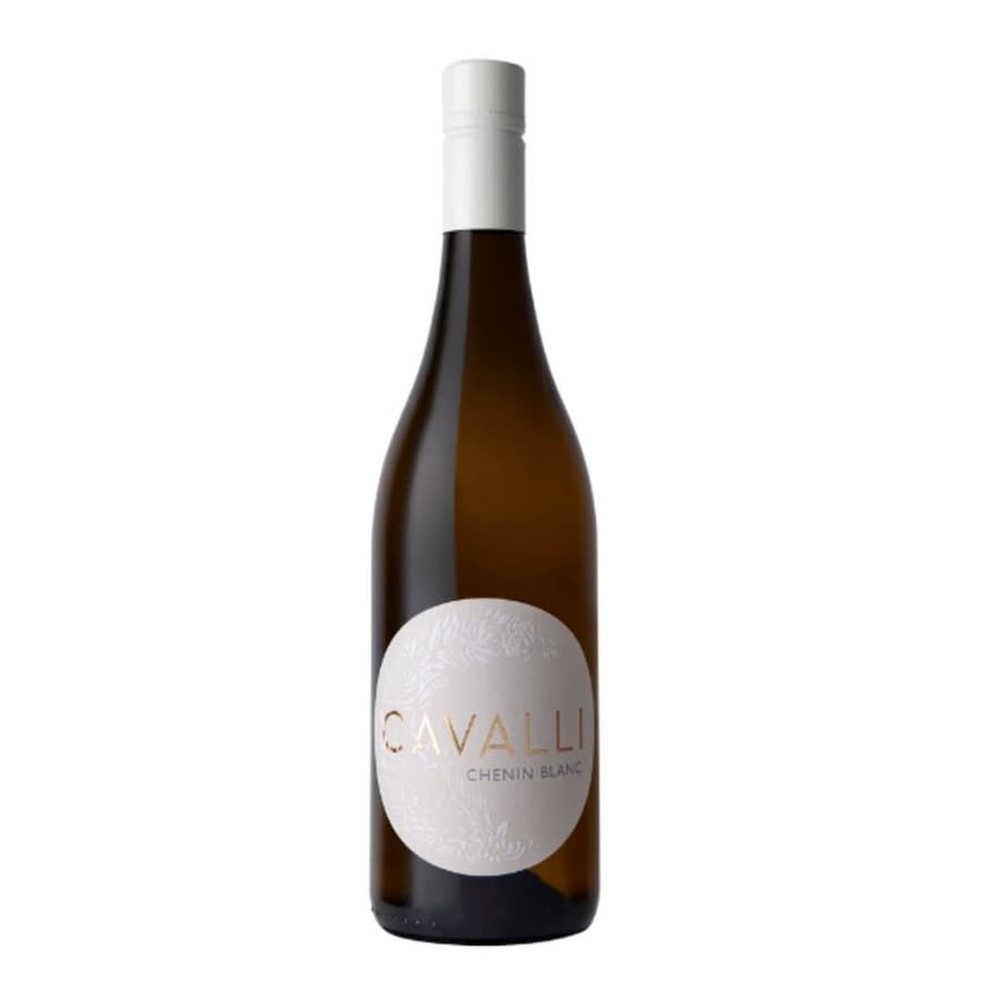 Cavalli Unoaked Chenin Blanc 2024-2025 Bottle Showing Crisp Citrus Notes And A Fresh, Vibrant Finish.