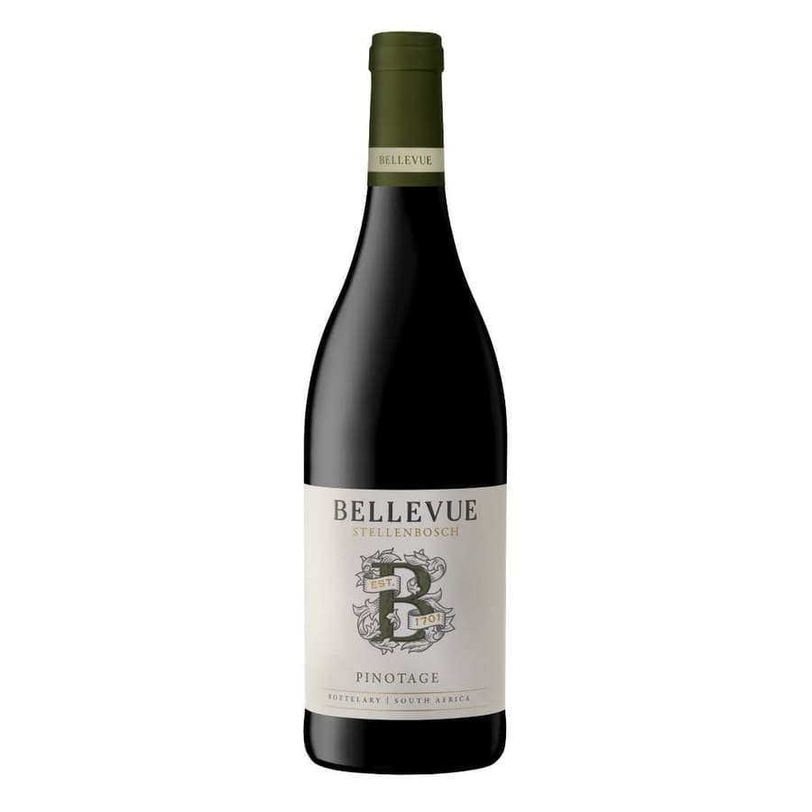 Bellevue Pinotage 2020-2023 Red Wine Bottle With Smooth, Food-Friendly Pinotage Style