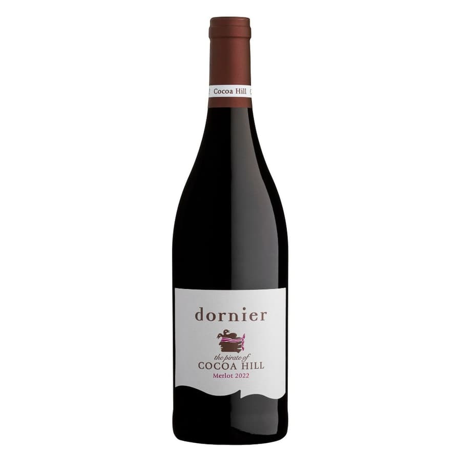 Dornier Cocoa Hill Merlot 2022 Stellenbosch Merlot Bottle With Concentrated Berry Fruit, Fresh Acidity And Lingering Finish