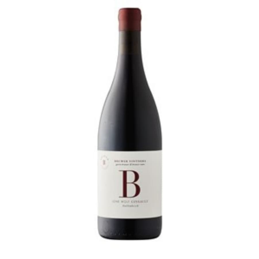Bottle Of Bruwer Vintners Lone Wolf Cinsault 2024 Old Vine Cinsault From Bottelary Hills Stellenbosch.