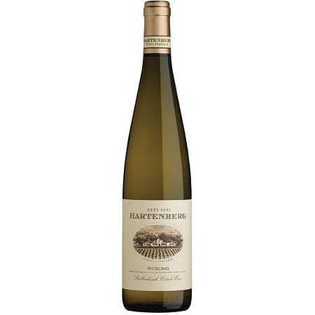 Hartenberg Riesling from Stellenbosch, showcasing crisp, refreshing flavors.