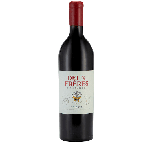 Deux Frères Tribute Red Wine Bottle From Stellenbosch.