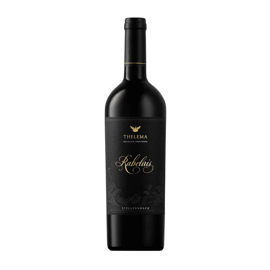 Thelema Rabelais 2022 Cabernet Sauvignon and Petit Verdot blend bottle from Thelema Mountain Vineyards