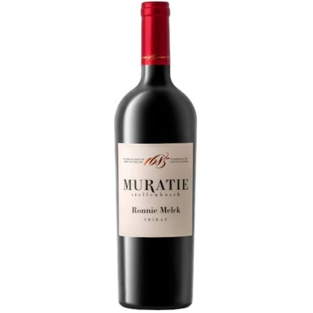 Muratie Ronnie Melck Shiraz 2018-2021 Magnum bottle showing pepper spice and dark chocolate character