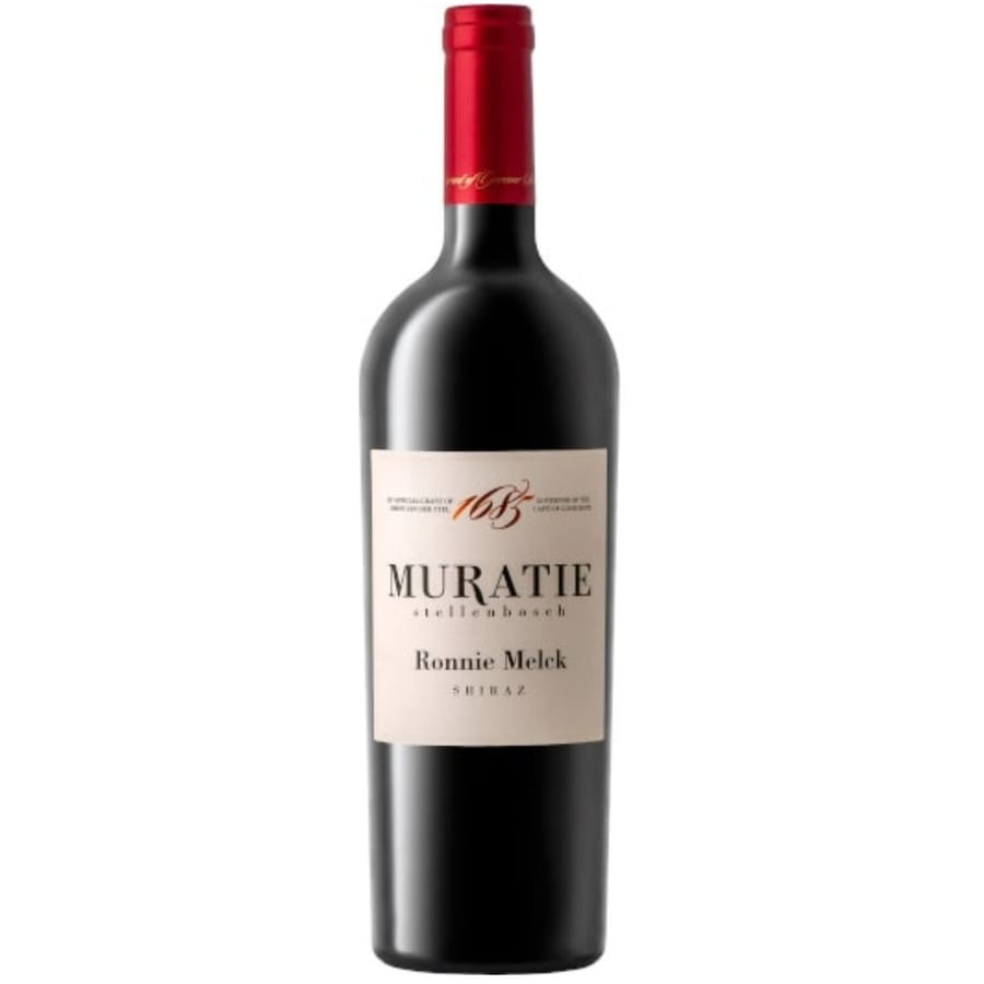 Muratie Ronnie Melck Shiraz 2018 Magnum bottle showing pepper spice and dark chocolate character