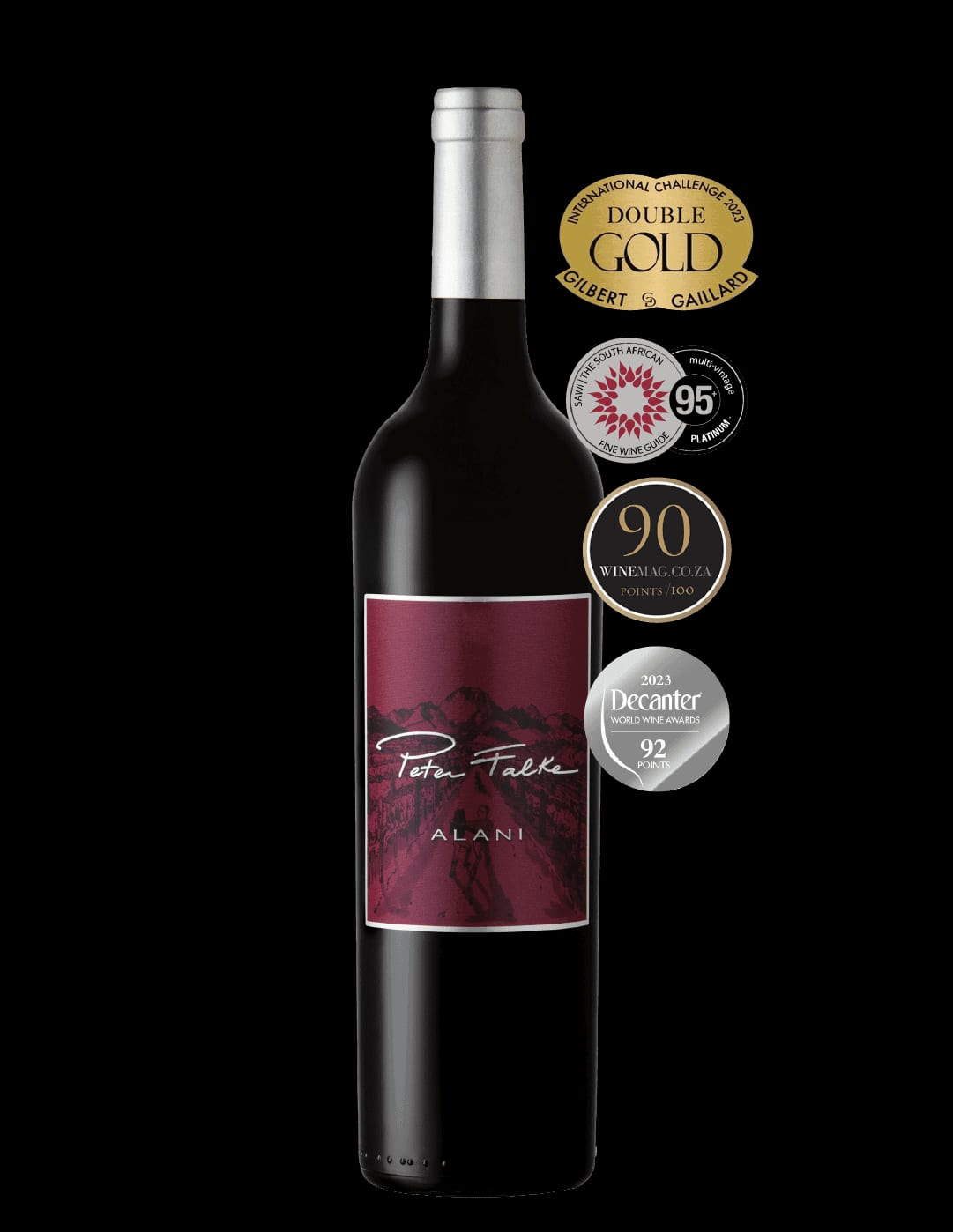 Peter Falke Alani Cabernet Sauvignon With Awards, Stellenbosch Wine.