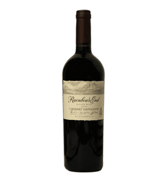 Bottle Of Rainbow’s End Cabernet Sauvignon 2023 Showing Dark Fruit Depth And Refined Lingering Tannins