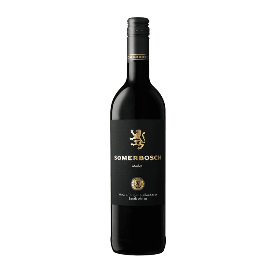 Somerbosch Merlot, a premium Stellenbosch wine from South Africa.