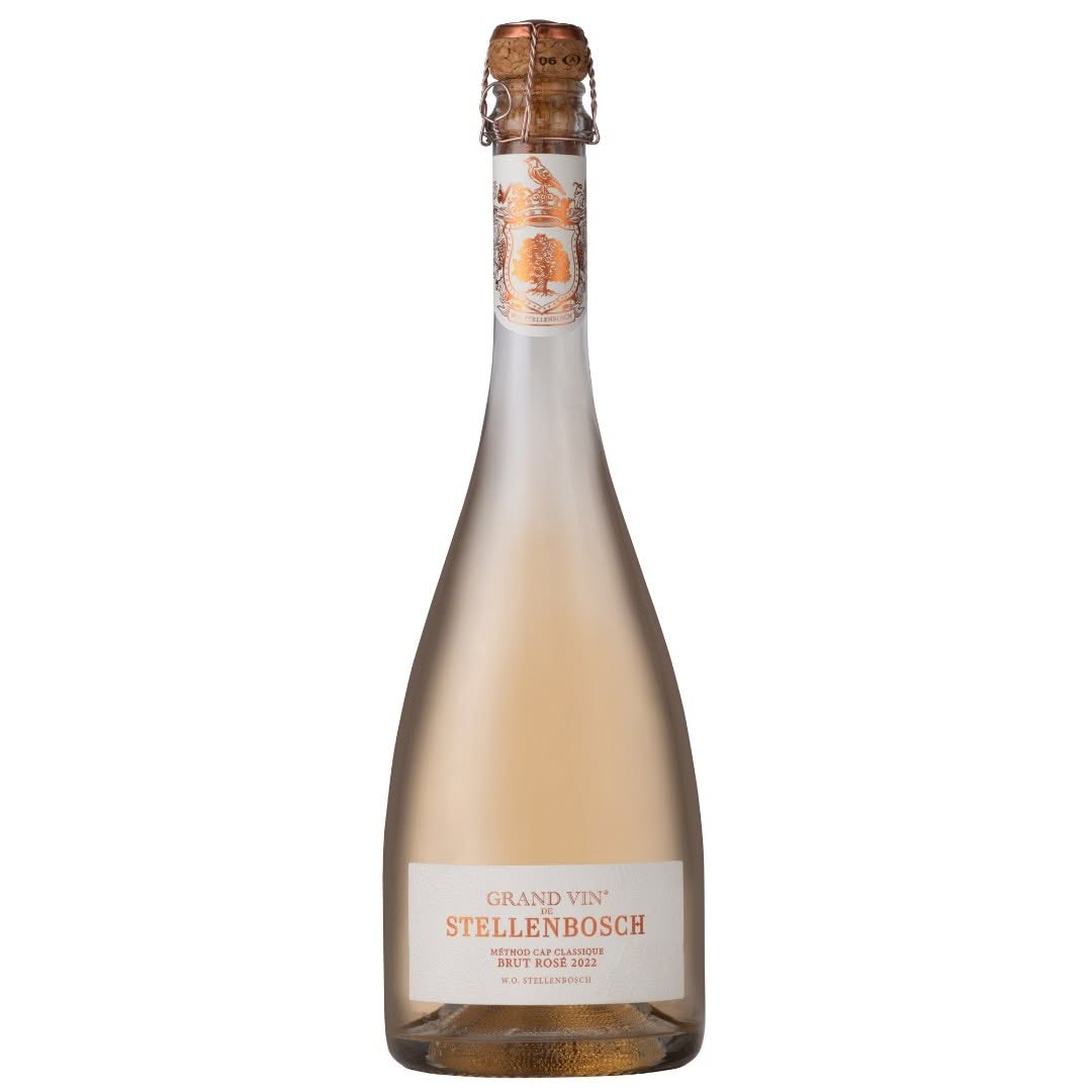 Brut Rosé Sparkling Wine From Stellenbosch, South Africa.